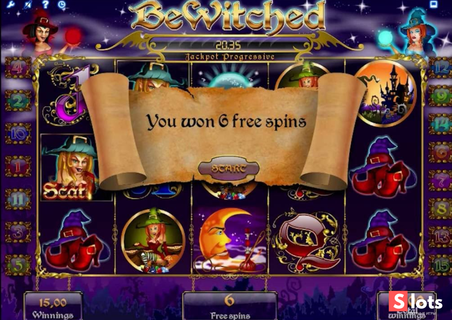 Ігровий автомат Bewitched