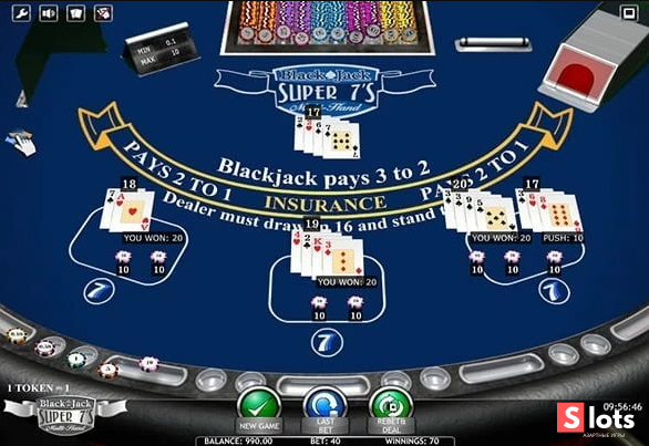 Ігровий автомат Blackjack super 7s multihand