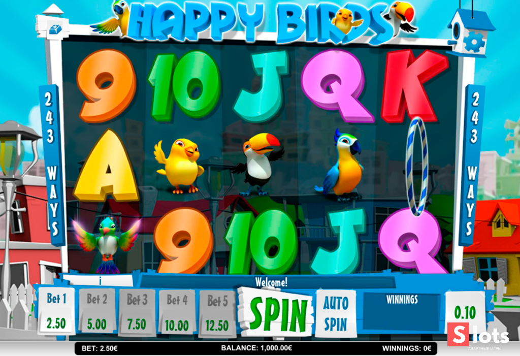 Ігровий автомат Happy birds