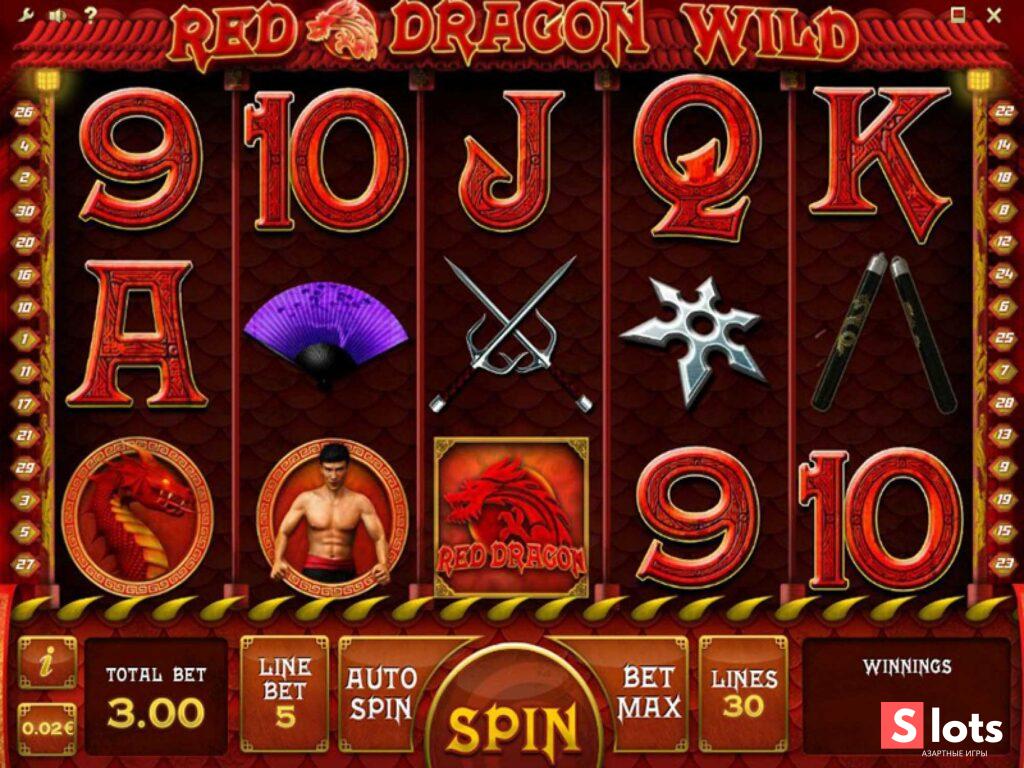 Ігровий автомат Red dragon wild