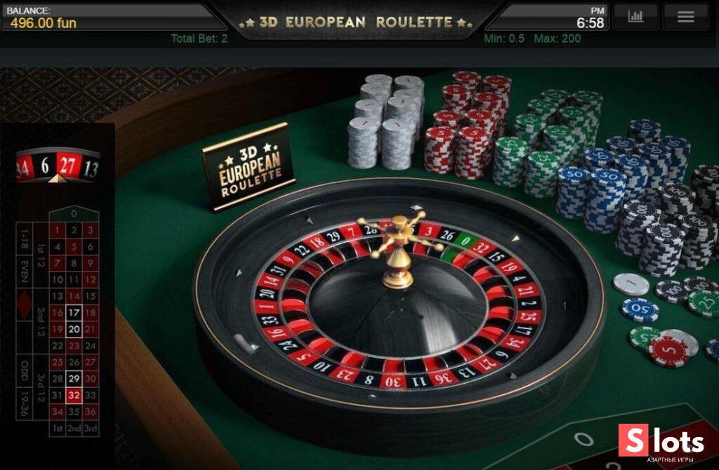 Ігровий автомат Roulette 3d